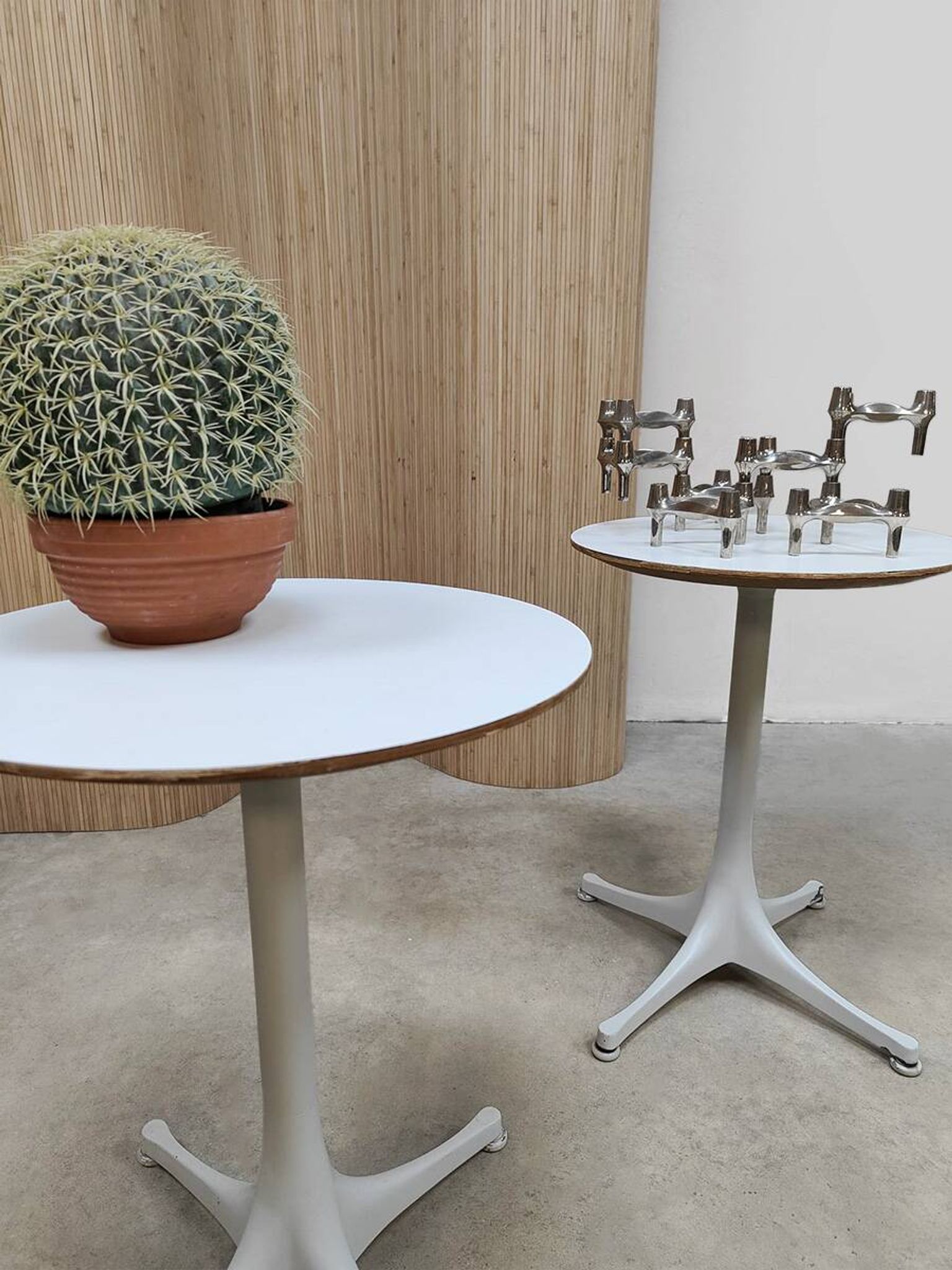 Tables d'appoint vintage design swag George Nelson pour Herman Miller
