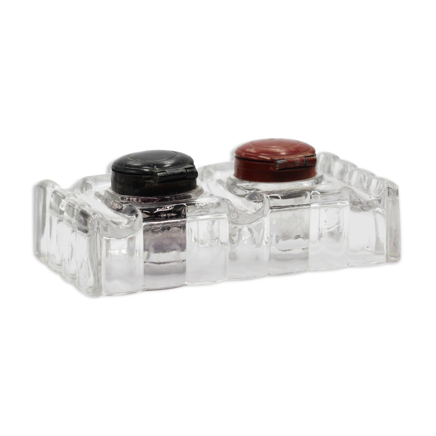 Former glass and Bakelite inkwell