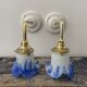 Paire d’appliques art deco électrifiée à neuf