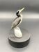 Porcelain bird Hollóháza – Vintage Hungarian sculpture from the 1960s