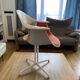 Fauteuil DAF Georges Nelson pour Herman Miller avec piétement La Fonda