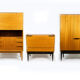 Small Mid-Century Wardrobe by František Mezulaník for UP Bucovice, 1960s