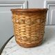 Rattan and bamboo pot cover worked 70s