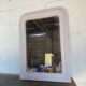Louis Philippe mirror, 19th century, beige patina.