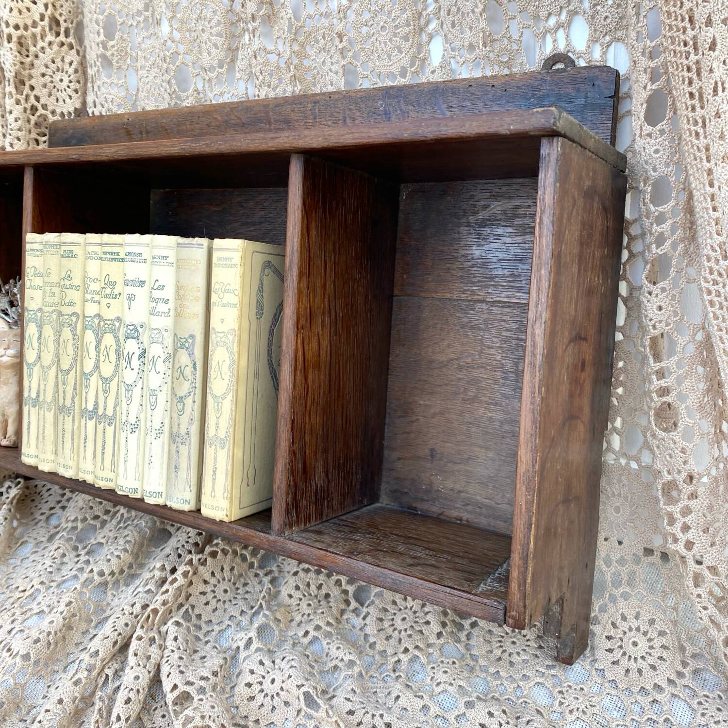 Antique wall shelf
