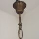 Elegant French Antique Bronze 5 Light 3 Sided Cage Style Chandelier
