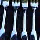 12 fish cutlery in silver metal uniplat cluny