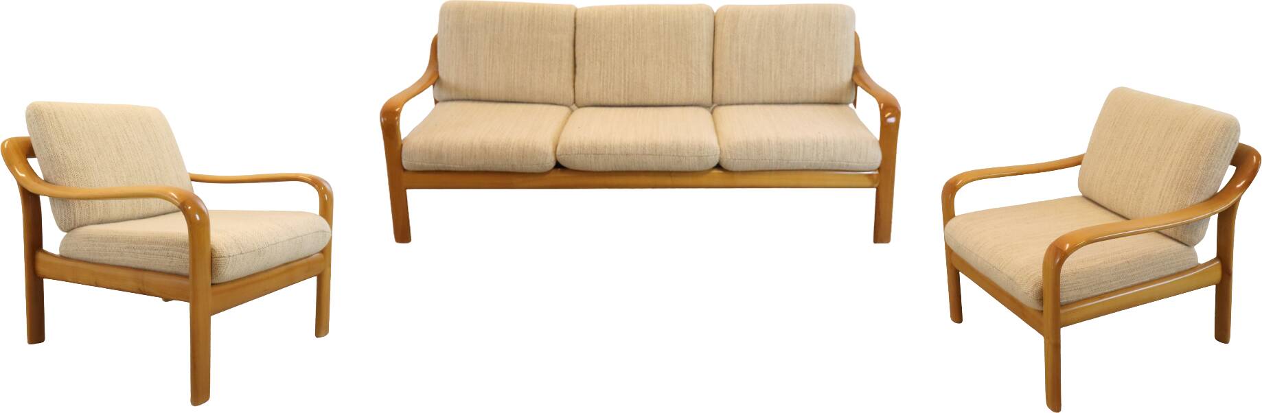 2x knoll fauteuil + 1x knoll bank - complete zithoek
