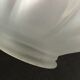 Frosted glass flame lampshade