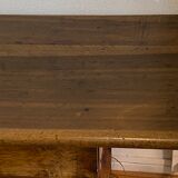 Bressane XVIII walnut table, 2 pulls, a drawer.
