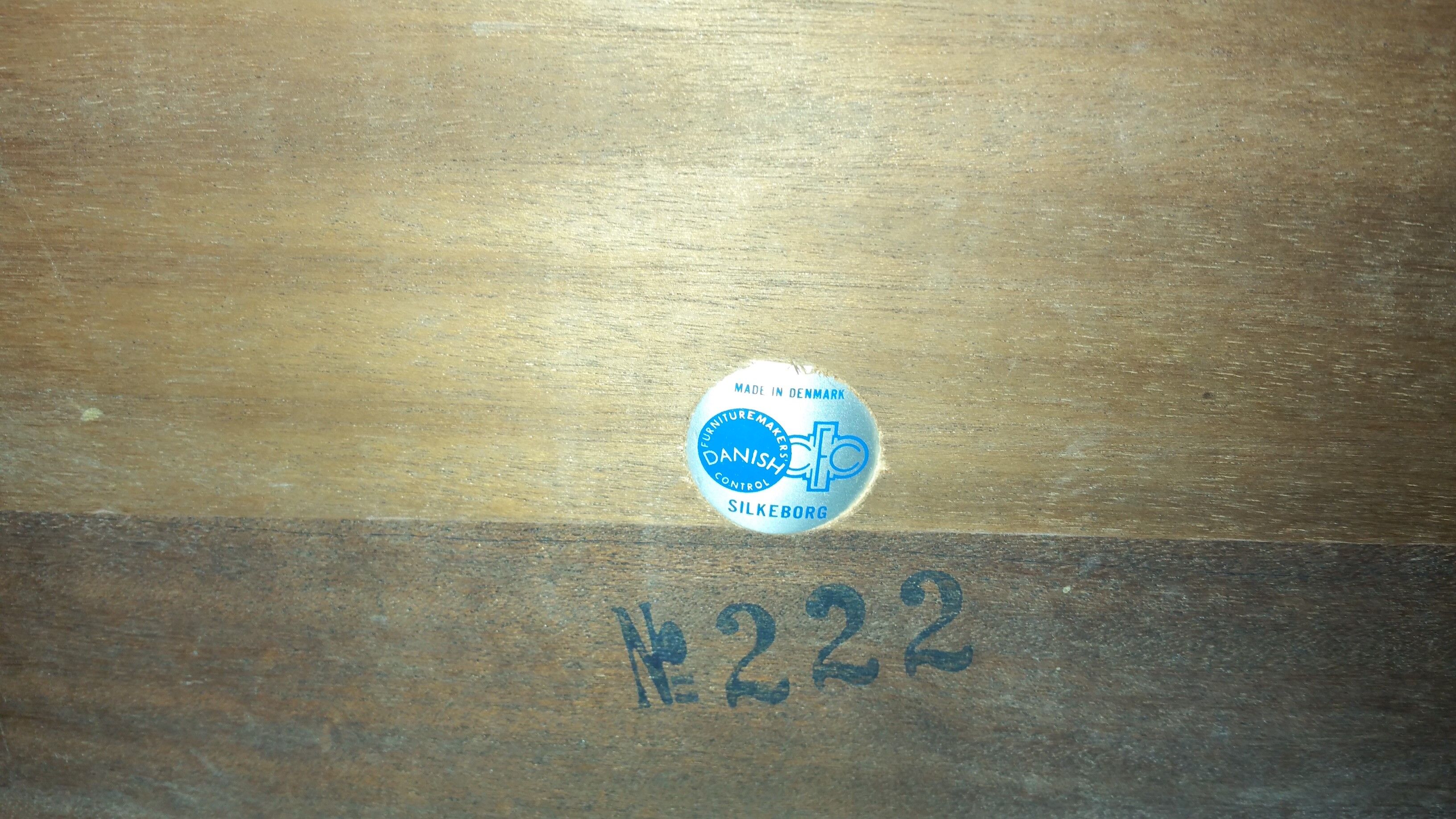 Table low Scandinavian year Johannes 50 60, Anderson by SILKEBORG