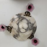 Art deco marble pendant chandelier
