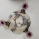 Art deco marble pendant chandelier