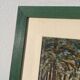 Peinture ancienne paysage breton cadre bois