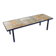Mid-Century Minimalist Ceramic Tile Coffee Table, France, 1960s