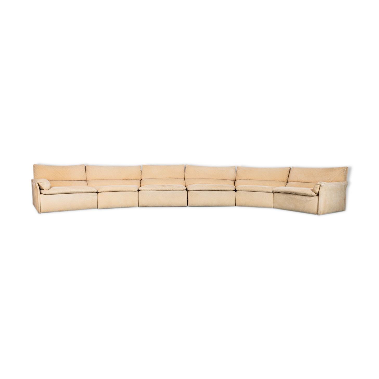 Flavorful queening modular sofa 1960