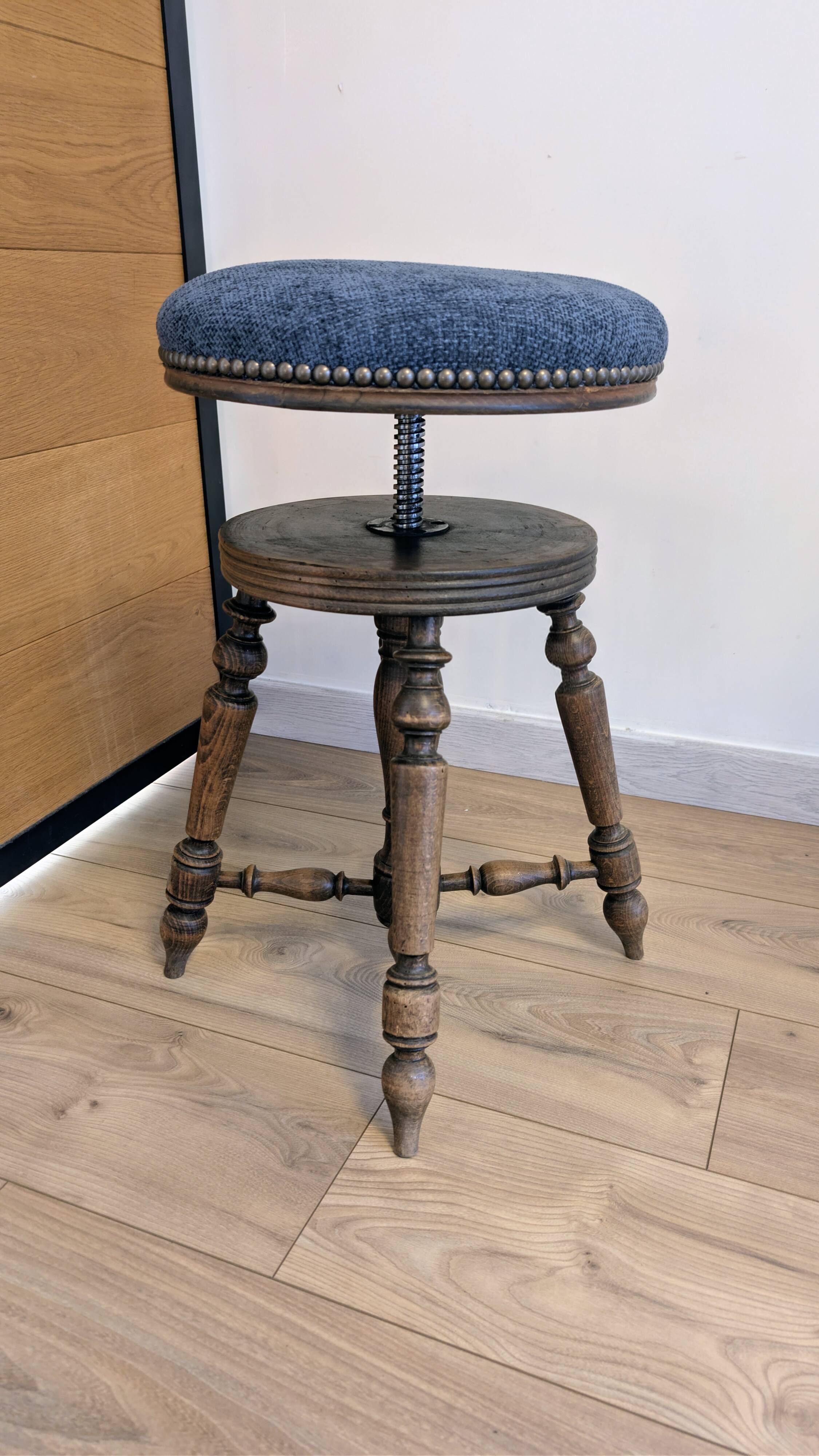 Tabouret de piano Napoléon III