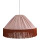 Beautiful suspension — earth stripes, bohemian fringes