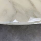 Roche Bobois round marble table for 6 people, 1970s