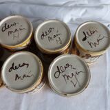 5 ceramic spice jars.