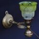 Antique Brass Gimbal Table Lamp Navy Ship Marine Massive Brass - Wall Light