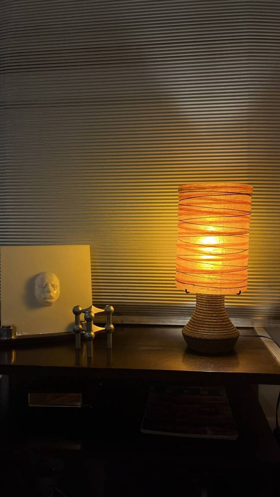 Lampe vintage en céramique Accolay