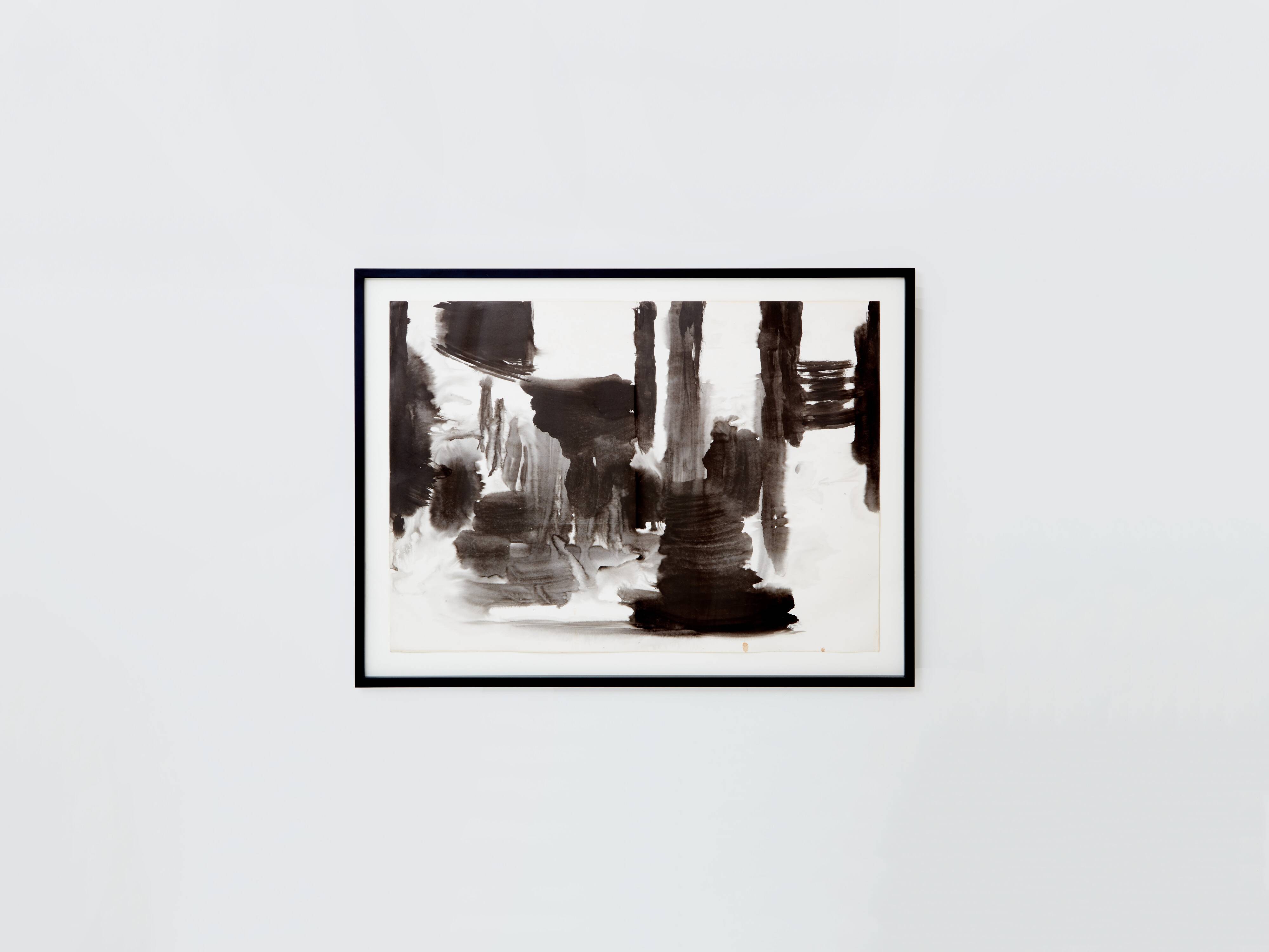 T'ang Haywen diptych ink on paper 1975