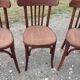 5 Chaises bistrot Thonet bois