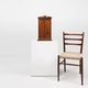 French Art Deco shaving cabinet in wood from the 1930