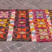 Old Oriental carpet kilim Anatolia 300 x 155 cm
