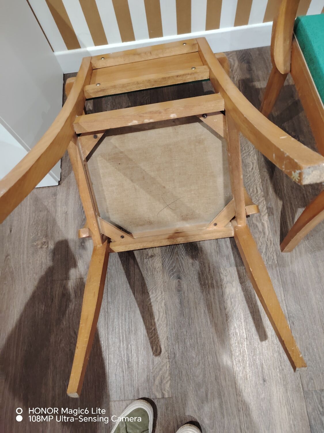 Pair of bridge armchairs