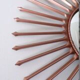 Mirror Chaty Vallauris witch's eye Fleche vintage Copper