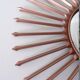 Mirror Chaty Vallauris witch's eye Fleche vintage Copper