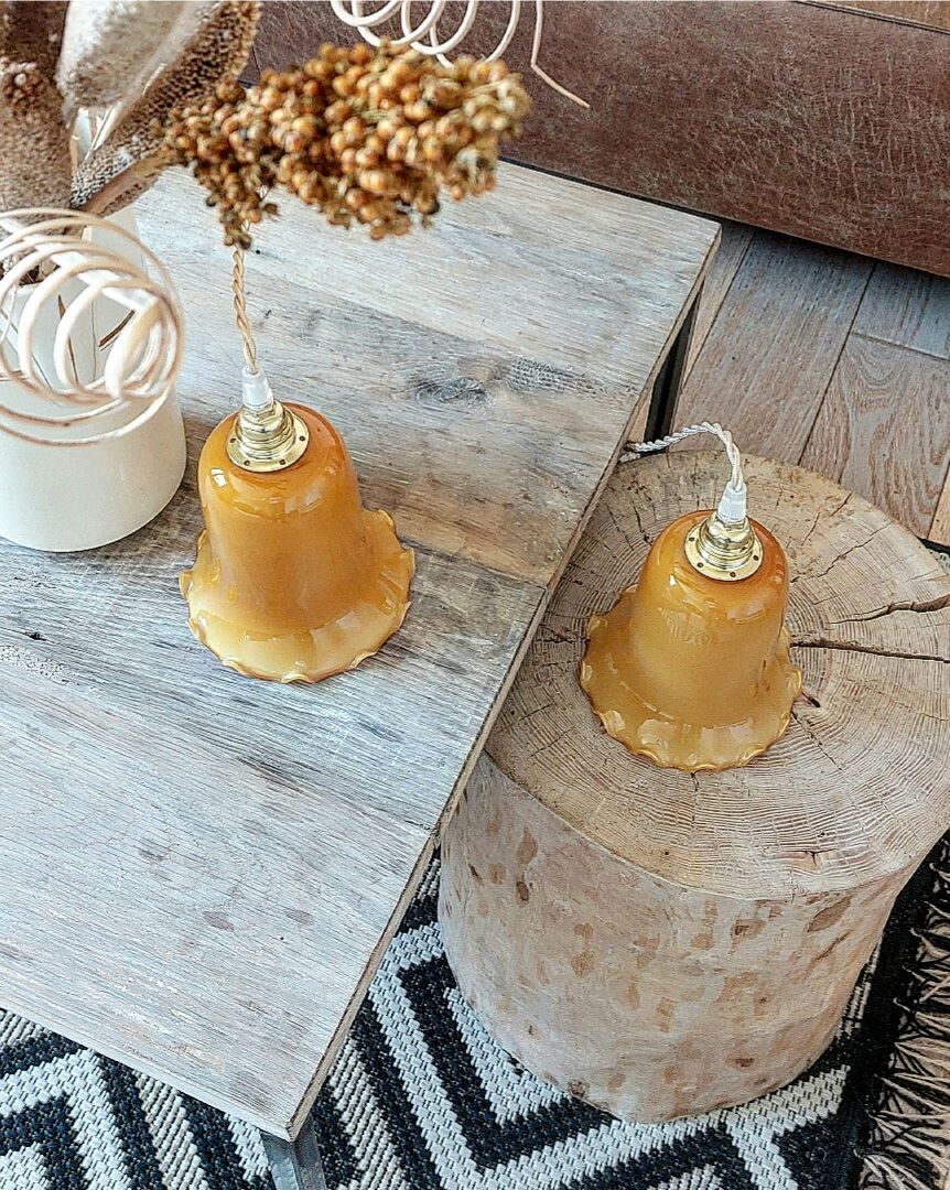 Baladeuse vintage orange