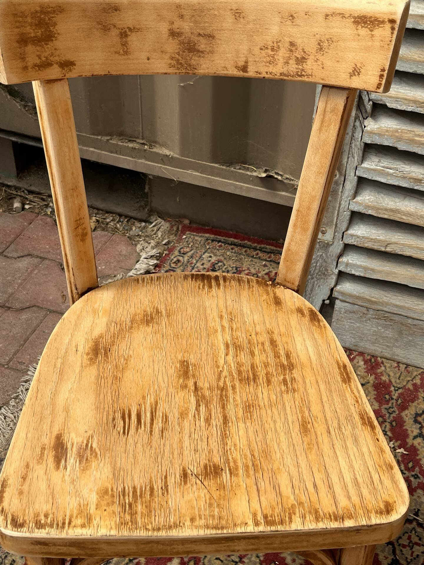 Pair of bistro chairs
