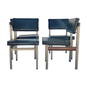 4 chaises à manger Pali de Louis Van Teeffelen