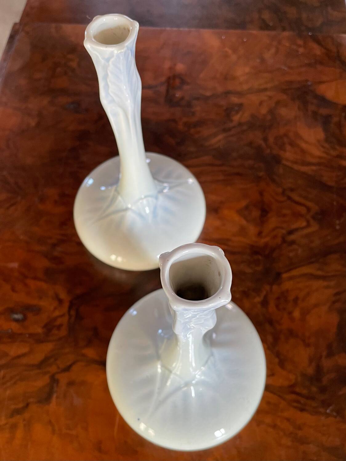 Pair of Art Nouveau vases/soliflores K&G Lunéville - France
