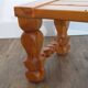 Swedish pine and turned pine bench 1970
