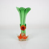 Mid-century glass vase, 1960's.