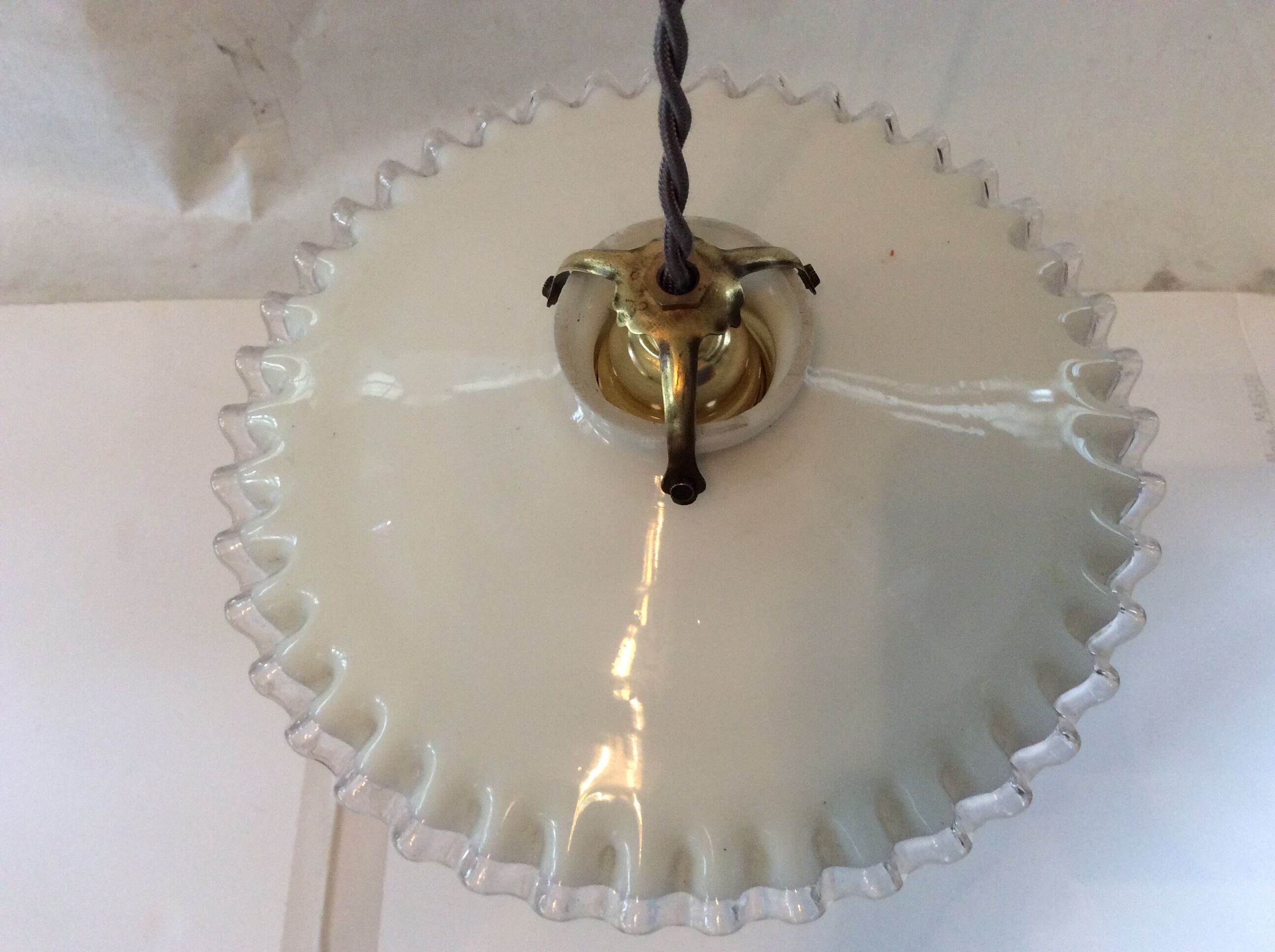 Vintage opaline hanging