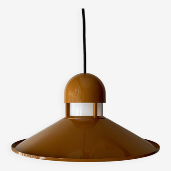 Industrial hanging lamp by Glashütte Limburg, 1960s modernist