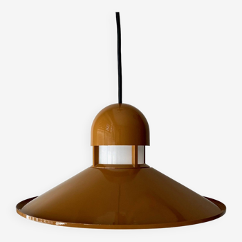 Lampe à suspension industrielle de Glashütte Limburg, moderniste des années 1960