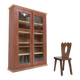 2-Door Display Case, Early 20th Century