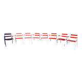 8 Tolix T2 armchairs