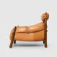 Percival Lafer MP-81 rosewood and leather Brazilian lounge chair