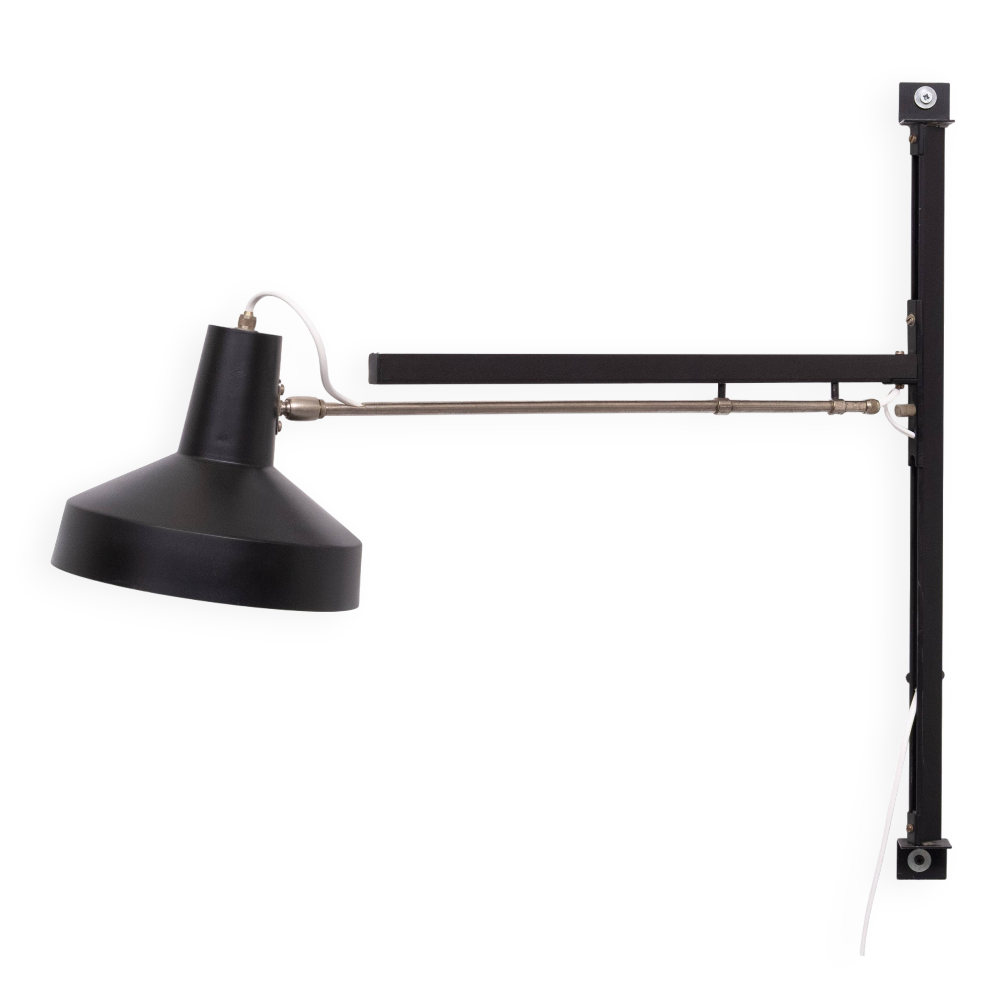 Niek Hiemstra Evolux Telescope wall lamp 1960s Holland