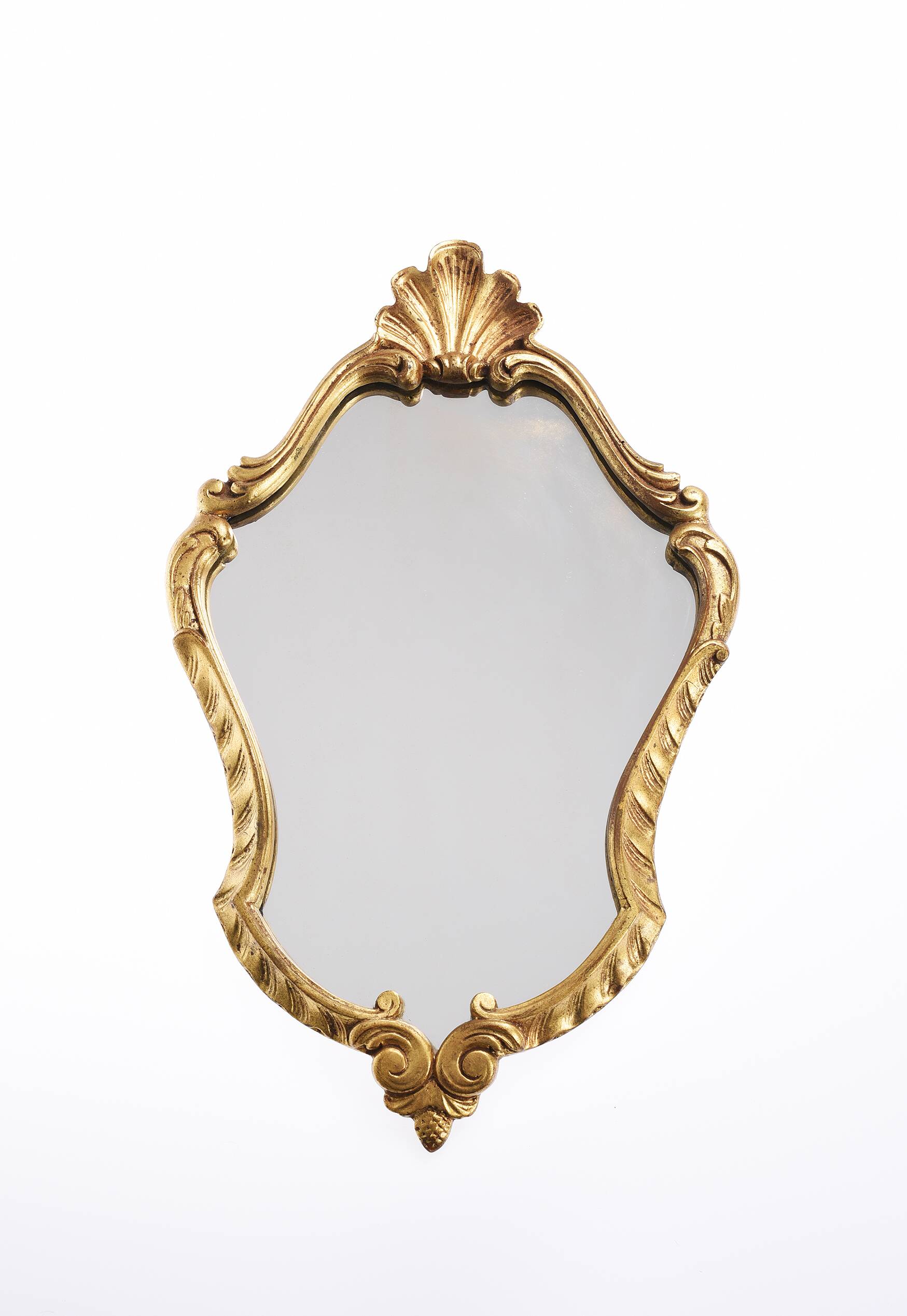 Baroque style gilded wood mirror