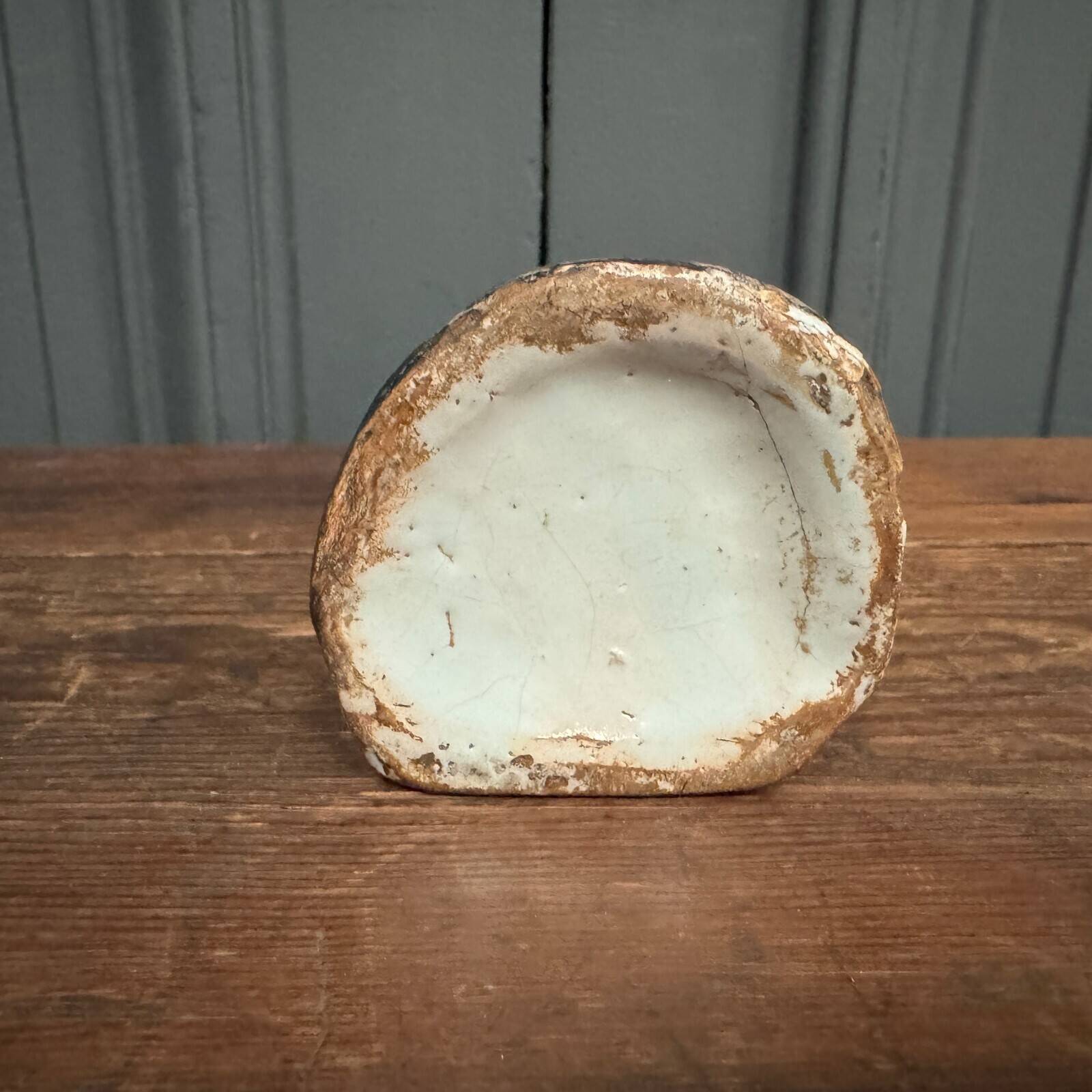 Virgin giving birth in Nevers earthenware, 18th century