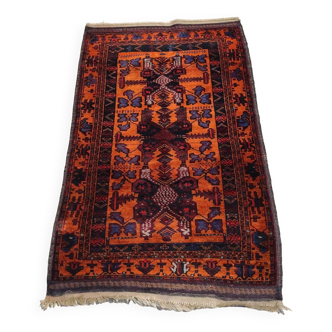 Persian carpet Afshar rust color 140x84 cm