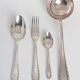 Silver metal housewife 37 pieces art nouveau